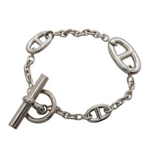 HERMES Silver Charm Bracelet